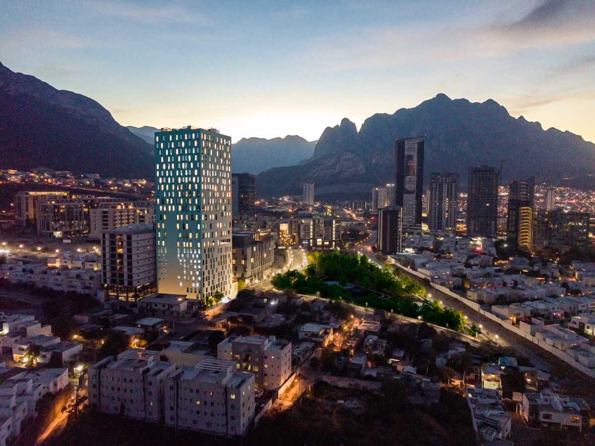 Fachada Torre Poniente